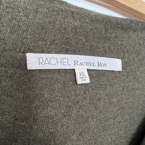 RACHEL Rachel Roy Olive Green Sweater Tunic - Picture 6 of 7